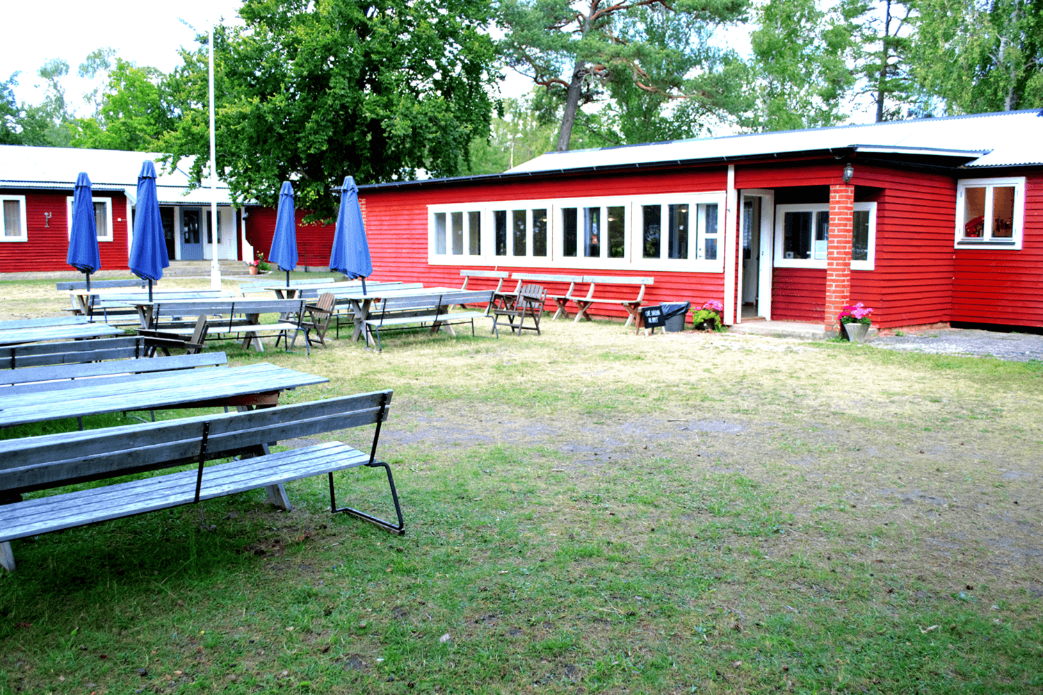 Serveringen utifrån